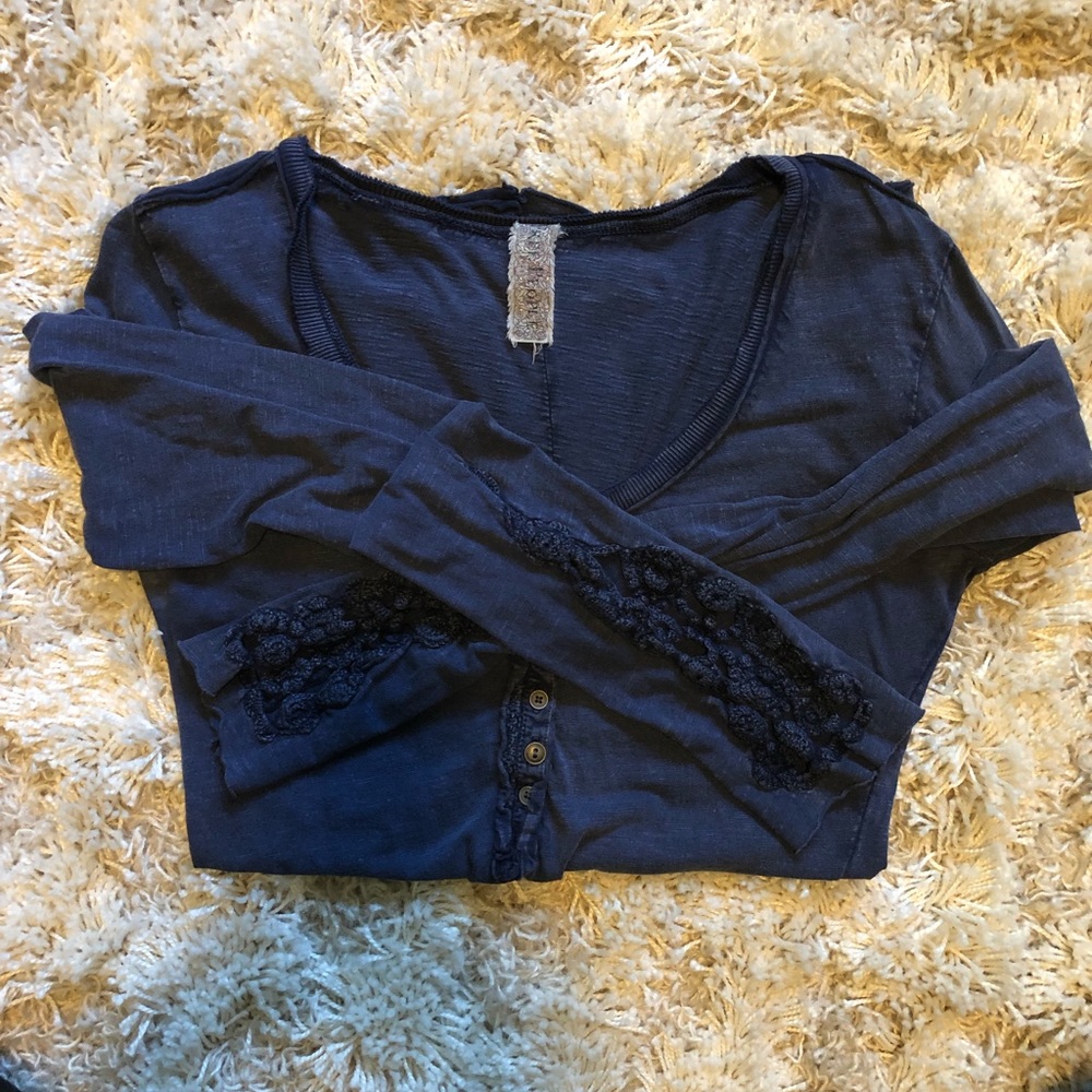Free People Button Henley